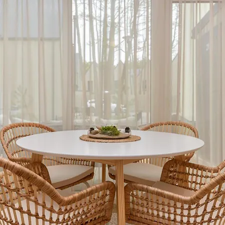 Ferienhaus Jaukus Pajurio Namelis Boho House Su Baseinu