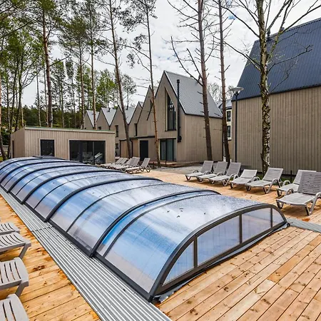 Jaukus Pajurio Namelis Boho House Su Baseinu Ferienhaus *